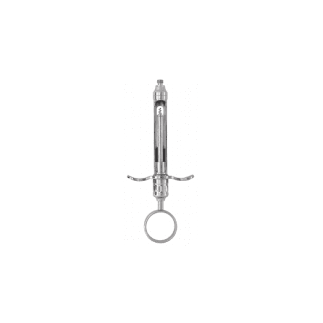 Stainless Steel Syringe - Revolver American Tip Ringless Handle