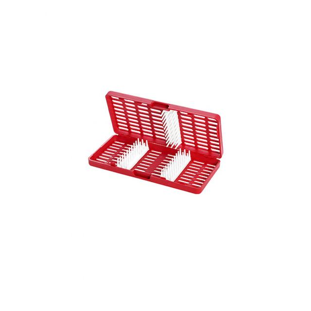 Plastic Sterilization Tray Red