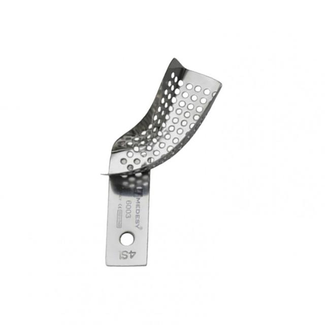 Perforated Impression Tray Without Retention Rim Partial Left