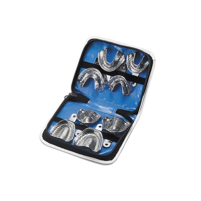 Kit Impression-Tray Edentulous With Retention Rim 8PCS