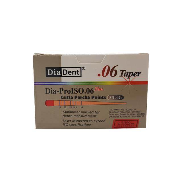 Dia Gutta Percha Points Millimeter Marked ProISO 6% #45-80