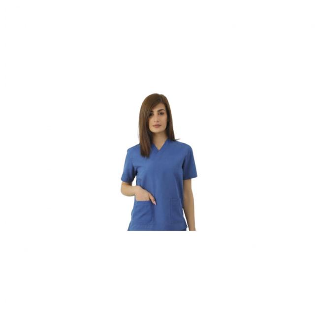 Polyester Fabric Normal Scrub Uniform X Large Petrol