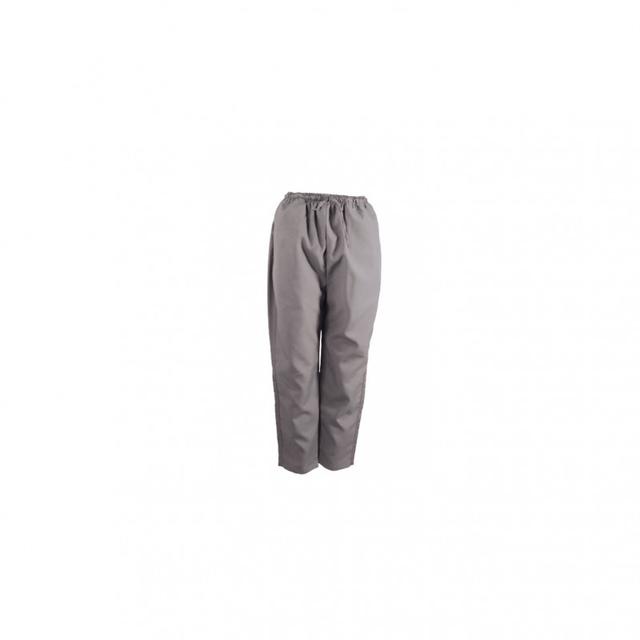 Pants Scrub Uniform Polyester Silky Fabric Small Light Grey