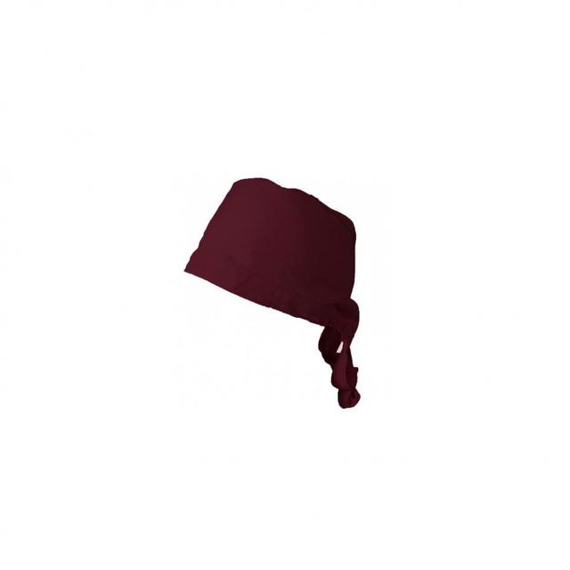 Cap Polyester Silky Fabric Small Maroon