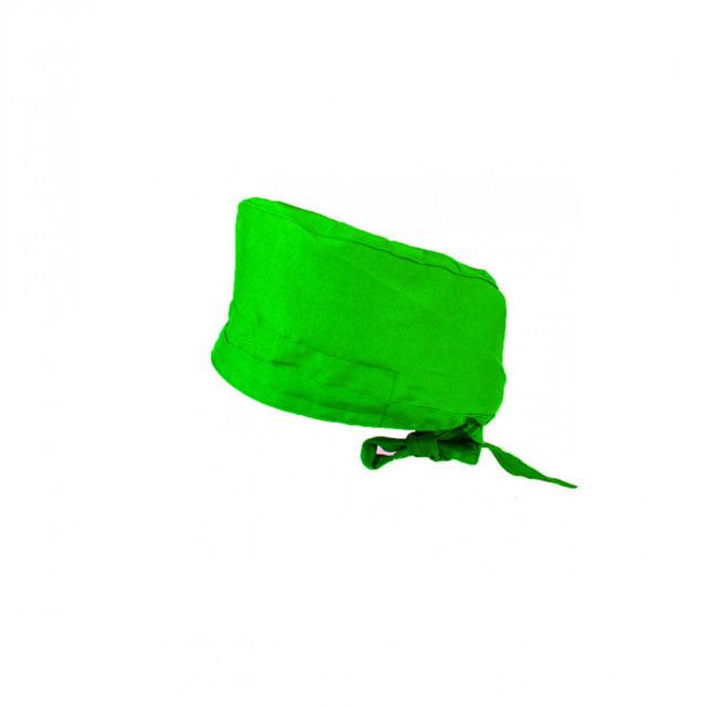 Cap Polycotton Fabric Small Parrot Green
