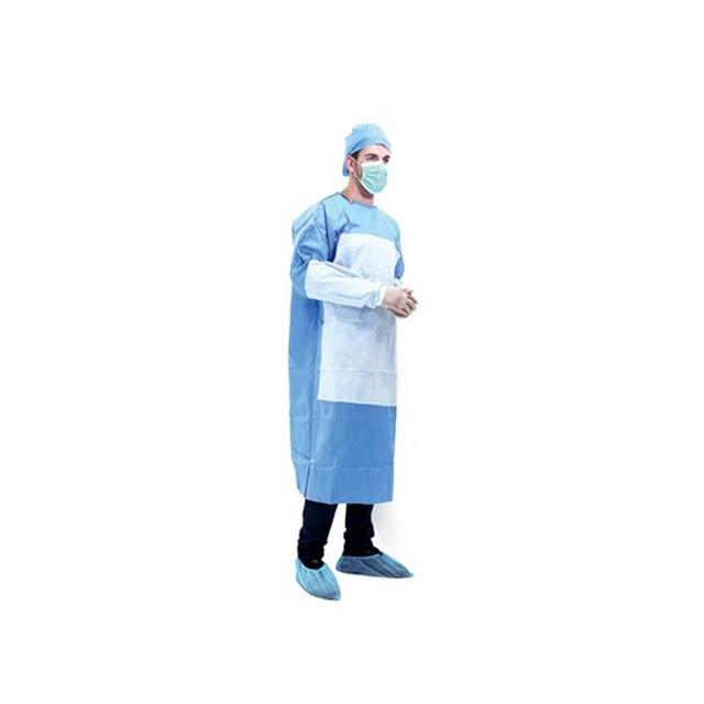 Reinforced Surgical Gown Large Blue